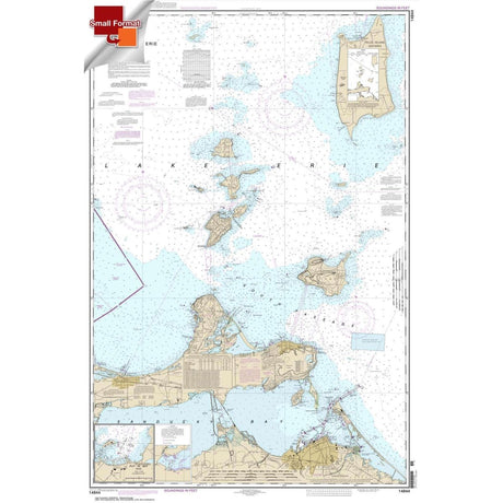 NOAA Chart 14844: Islands in Lake Erie; Put-In-Bay - Life Raft Professionals