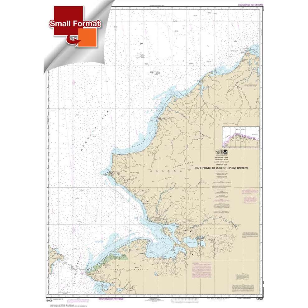 NOAA Chart 16005: Cape Prince of Wales to Pt. Barrow - Life Raft Professionals
