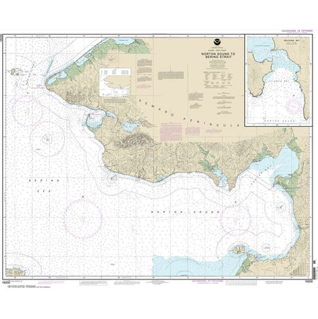 NOAA Chart 16200: Norton Sound; Golovnin Bay - Life Raft Professionals