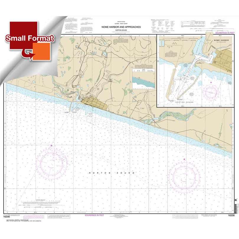 NOAA Chart 16206: Nome Hbr. and approaches: Norton Sound; Nome Harbor - Life Raft Professionals