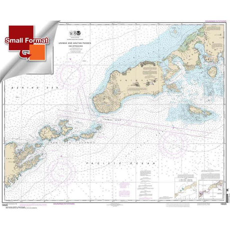 NOAA Chart 16520: Unimak and Akutan Passes and approaches; Amak Island - Life Raft Professionals