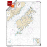 NOAA Chart 16580: Kodiak Island; Southwest Anchorage: Chirikof Island - Life Raft Professionals