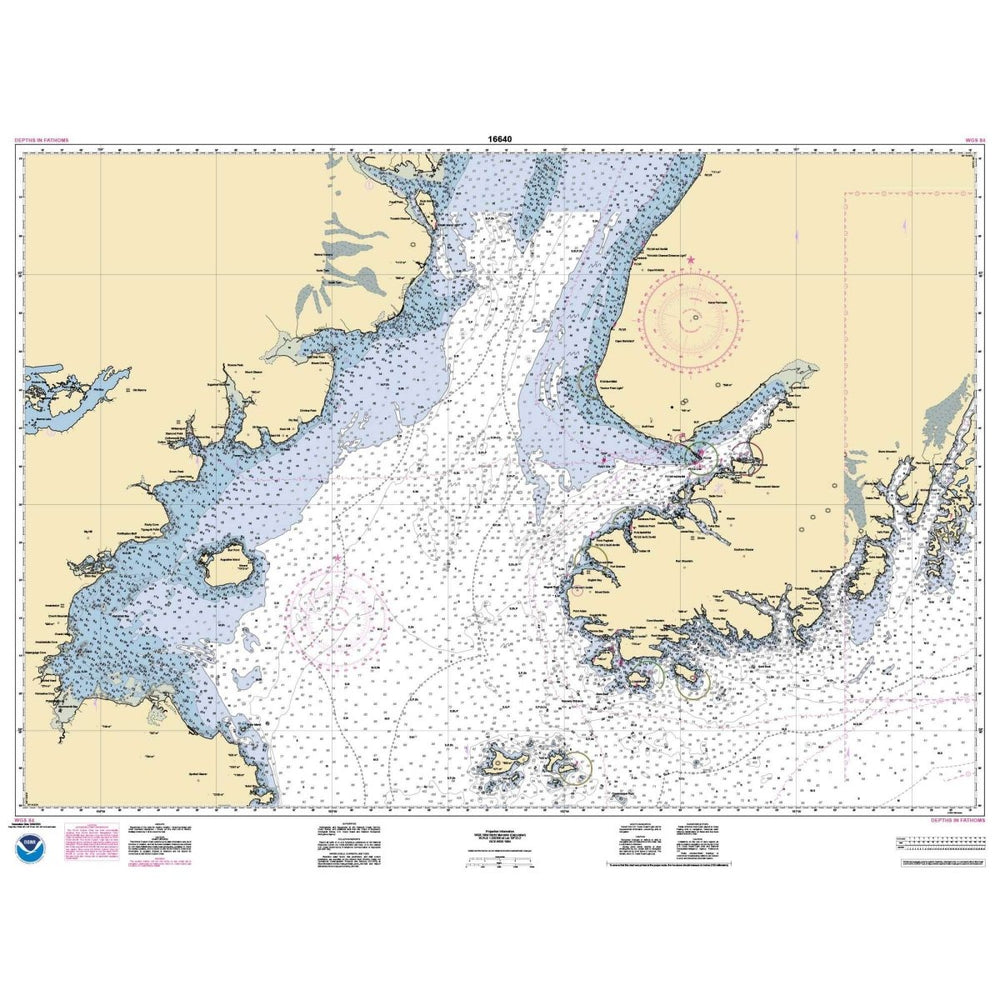NOAA Chart 16640: Cook Inlet-southern part - Life Raft Professionals