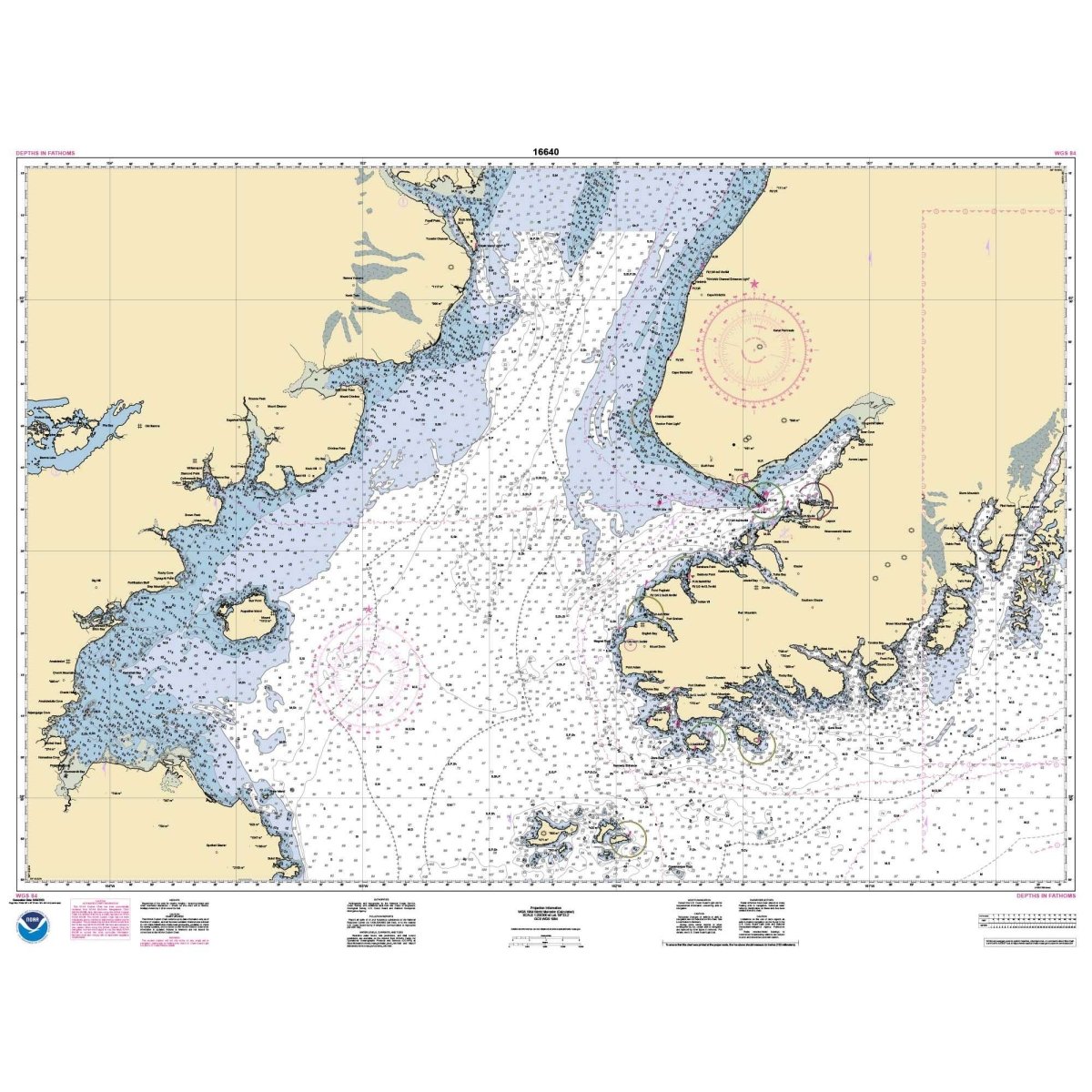 NOAA Chart 16640: Cook Inlet-southern part - Life Raft Professionals