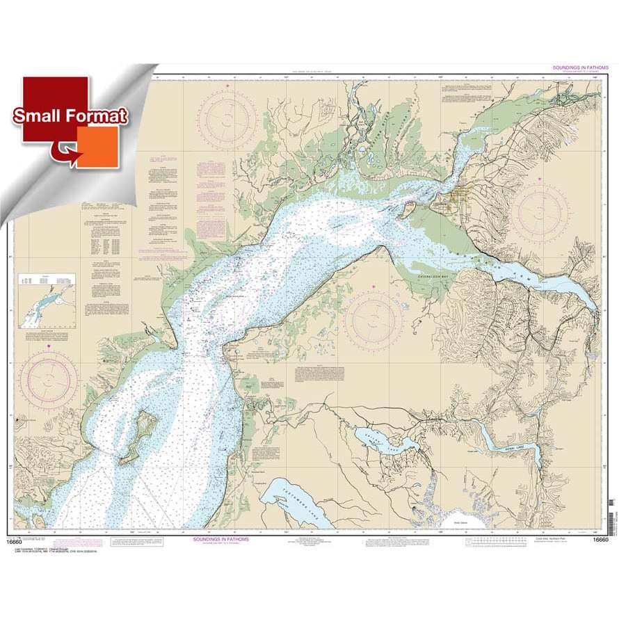 NOAA Chart 16660: Cook Inlet-northern part - Life Raft Professionals