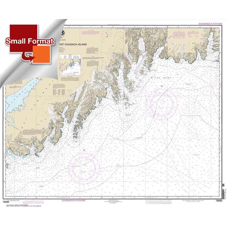 NOAA Chart 16680: Point Elrington to East Chugach Island - Life Raft Professionals