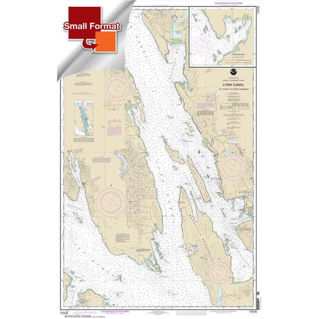 NOAA Chart 17316: Lynn Canal-Icy Str. to Point Sherman;Funter Bay;Chatham Strait - Life Raft Professionals