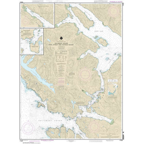 NOAA Chart 17323: Salisbury Sound: Peril Strait and Hoonah Sound - Life Raft Professionals