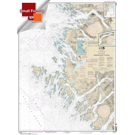 NOAA Chart 17326: Crawfish Inlet to Sitka: Baranof I.; Sawmill Cove - Life Raft Professionals