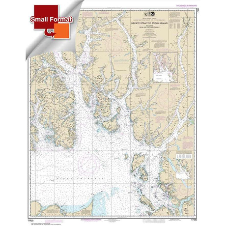 NOAA Chart 17420: Hecate Strait to Etolin Island: including Behm and Portland Canals - Life Raft Professionals