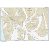 NOAA Chart 17428: Revillagigedo Channel: Nichols Passage: and Tongass Narrows; Seal Cove; Ward Cove - Life Raft Professionals
