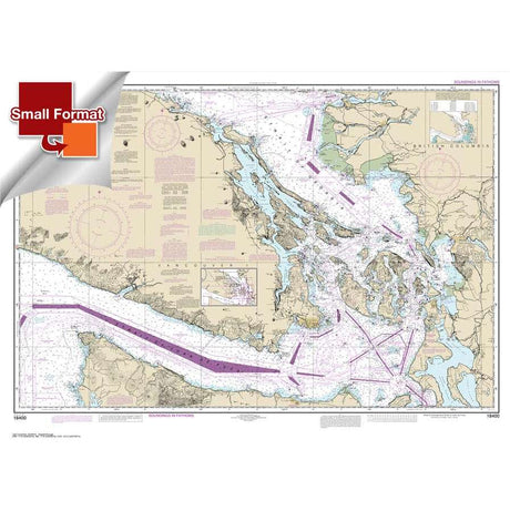 NOAA Chart 18400: Strait of Georgia and Strait of Juan de Fuca - Life Raft Professionals