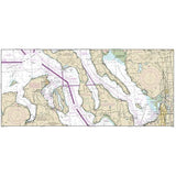 NOAA Chart 18423: Bellingham to Everett Including San Juan Islands; Blaine (7 PAGE FOLIO) Not updated since 2014 - Life Raft Professionals
