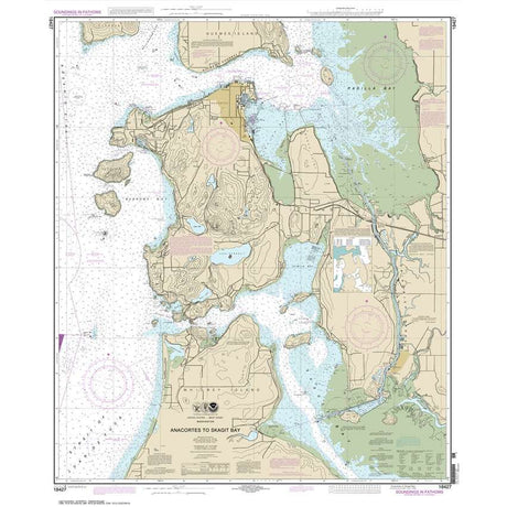 NOAA Chart 18427: Anacortes to Skagit Bay - Life Raft Professionals