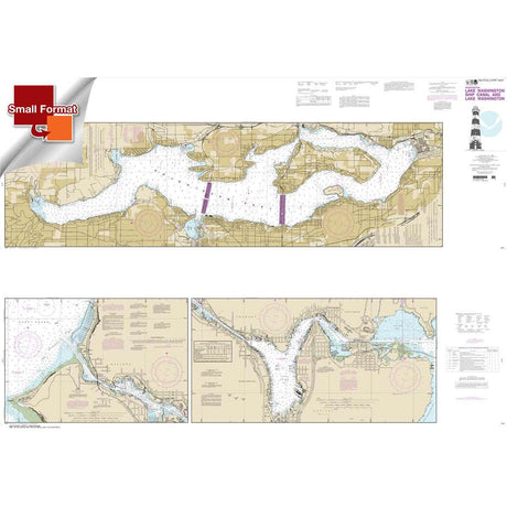 NOAA Chart 18447: Lake Washington Ship Canal and Lake Washington - Life Raft Professionals