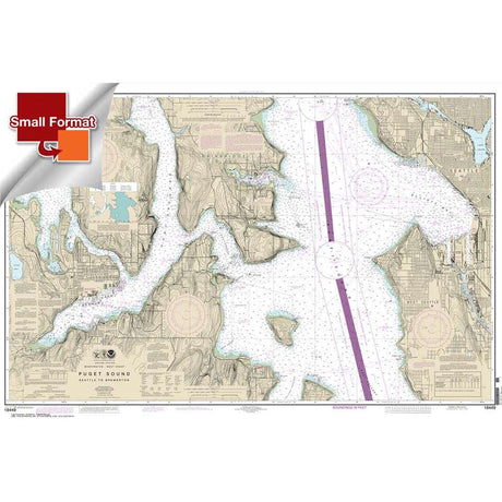 NOAA Chart 18449: Puget Sound-Seattle to Bremerton - Life Raft Professionals