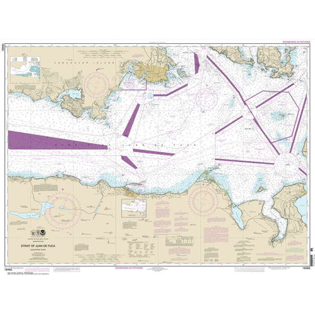 NOAA Chart 18465: Strait of Juan de Fuca-eastern part - Life Raft Professionals