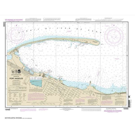 NOAA Chart 18468: Port Angeles - Life Raft Professionals