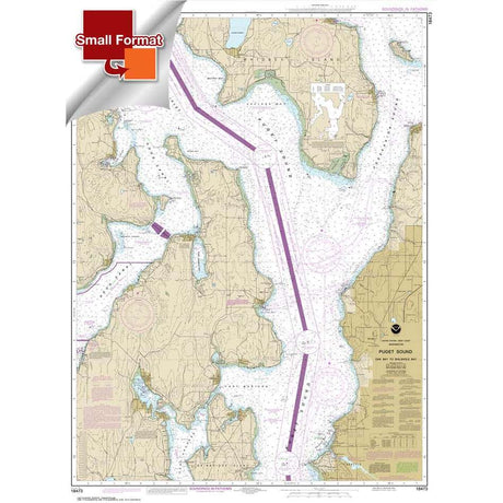 NOAA Chart 18473: Puget Sound-Oak Bay to Shilshole Bay - Life Raft Professionals
