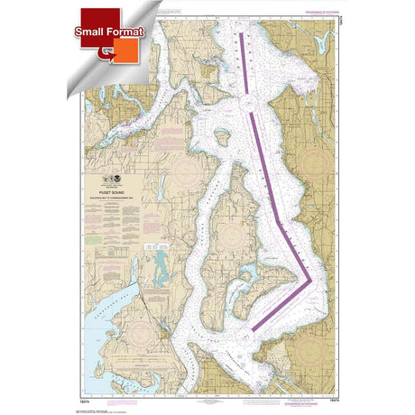 NOAA Chart 18474: Puget Sound-Shilshole Bay to Commencement Bay - Life Raft Professionals