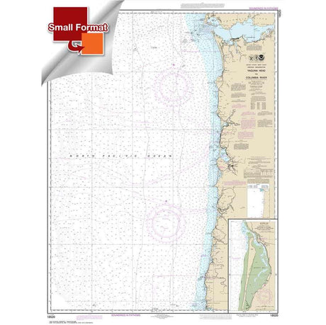 NOAA Chart 18520: Yaquina Head to Columbia River; Netarts Bay - Life Raft Professionals