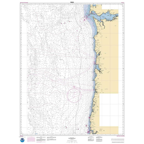 NOAA Chart 18520: Yaquina Head to Columbia River; Netarts Bay - Life Raft Professionals