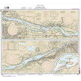 NOAA Chart 18531: Columbia River Vancouver to Bonneville; Bonneville Dam - Life Raft Professionals