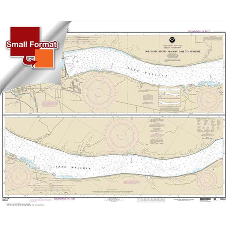 NOAA Chart 18541: Columbia River-McNary Dam to Juniper - Life Raft Professionals