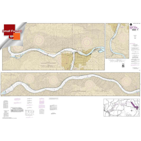NOAA Chart 18548: Snake River-Lower Granite Lake Franklin D. Roosevelt Lake - Life Raft Professionals