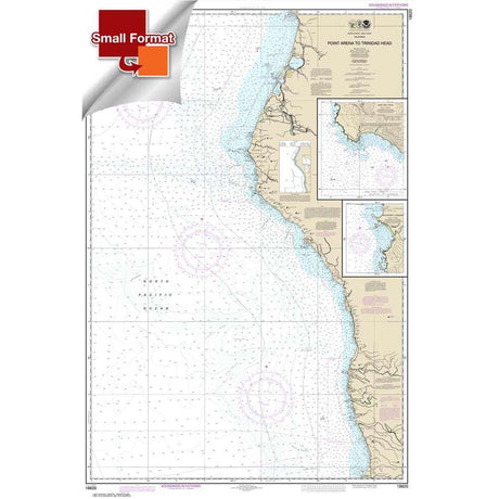 NOAA Chart 18620: Point Arena to Trinidad Head; Rockport Landing; Shelter Cove - Life Raft Professionals