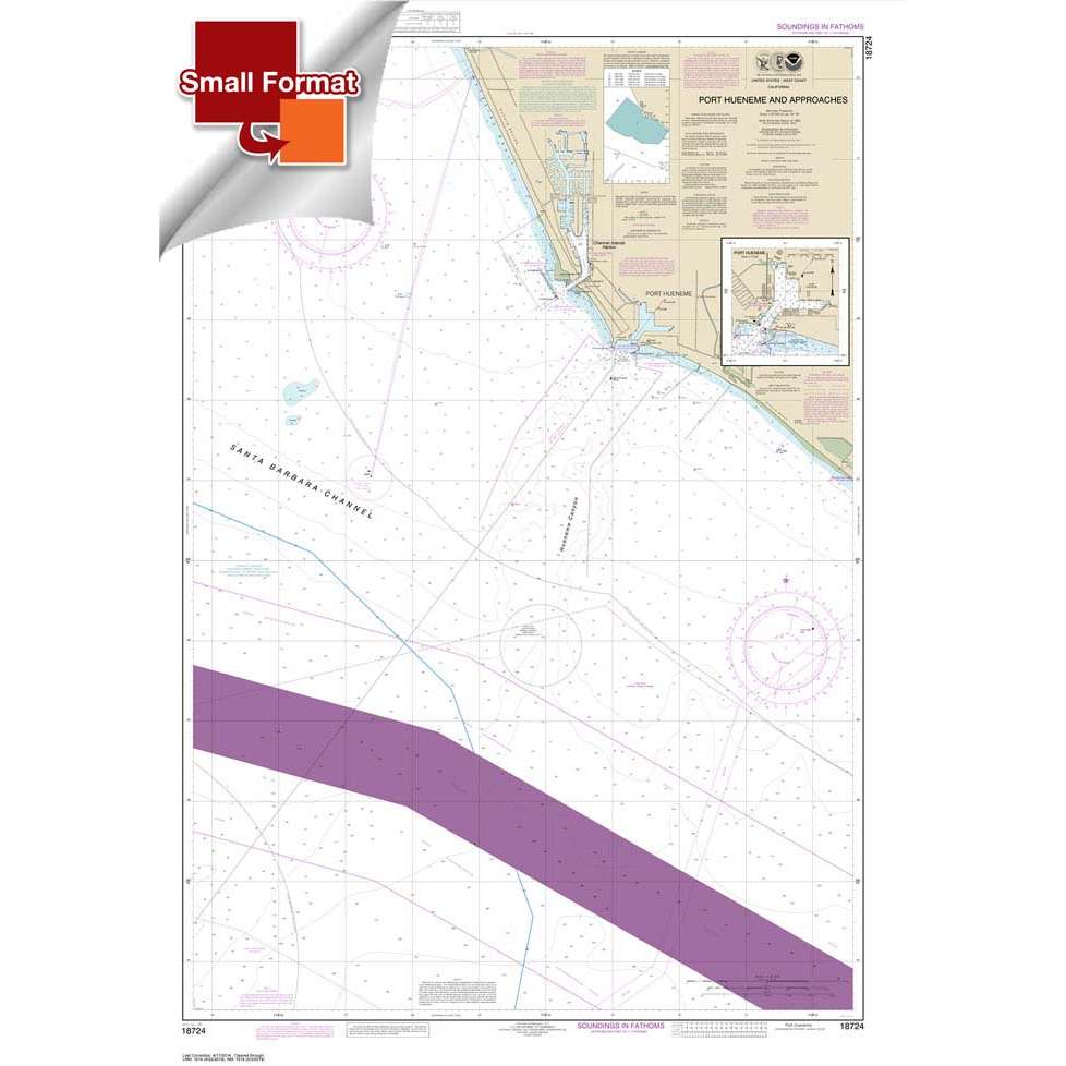 NOAA Chart 18724: Port Hueneme And Approaches; Port Hueneme - Life Raft Professionals