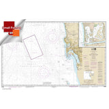 NOAA Chart 18765: Approaches to San Diego Bay; Mission Bay - Life Raft Professionals