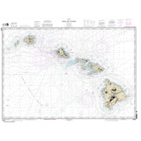 NOAA Chart 19004: Hawai'ian Islands - Life Raft Professionals