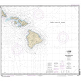 NOAA Chart 19010: Hawai'ian Islands southern part - Life Raft Professionals