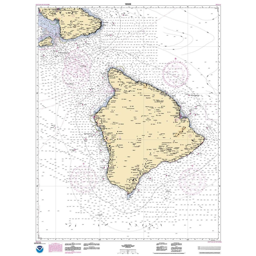 NOAA Chart 19320: Island Of Hawai'i - Life Raft Professionals