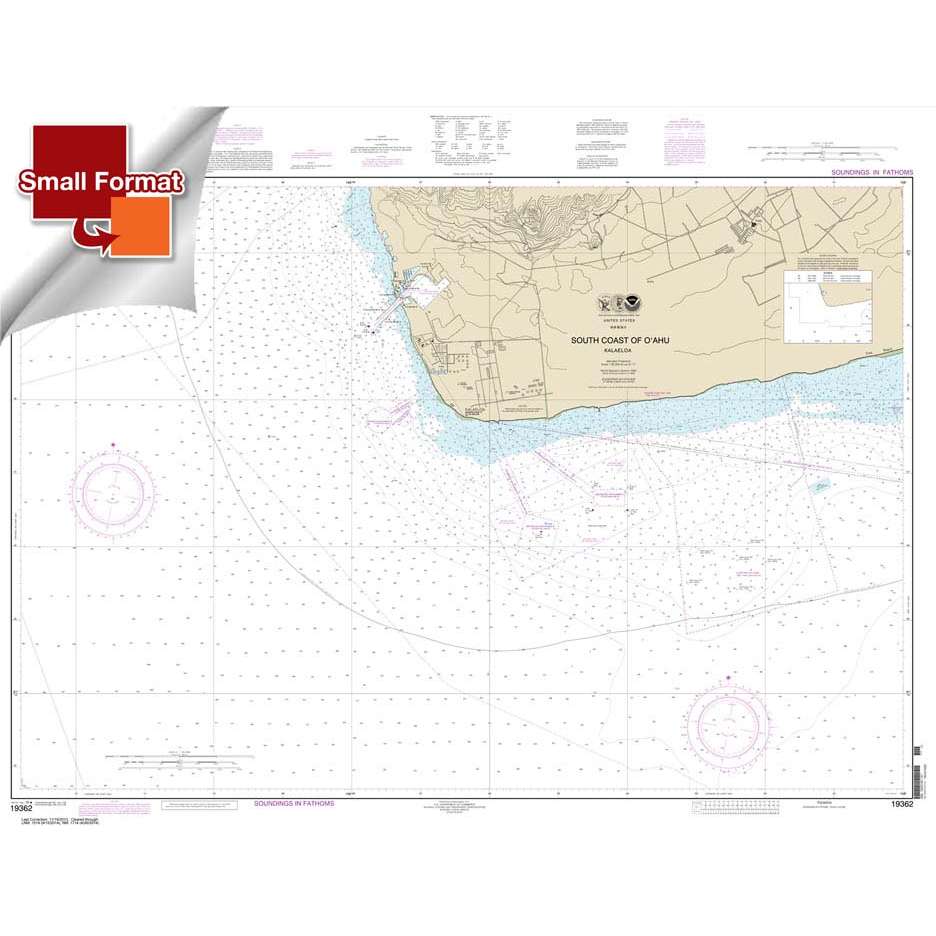 NOAA Chart 19362: South Coast of O'ahu Kalaeloa - Life Raft Professionals