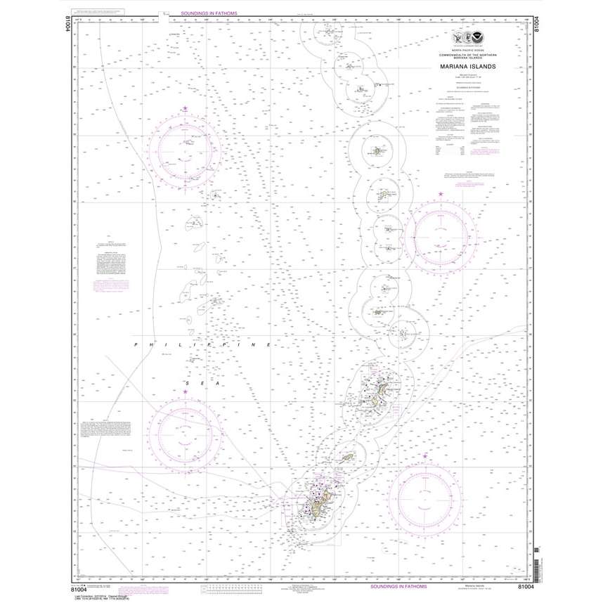 NOAA Chart 81004: Commonwealth of the Northern Mariana Islands - Life Raft Professionals