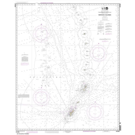 NOAA Chart 81004: Commonwealth of the Northern Mariana Islands - Life Raft Professionals