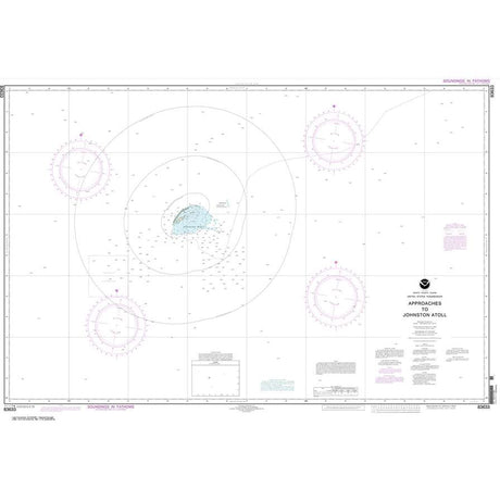 NOAA Chart 83633: United States Possession Approaches to Johnston Atoll - Life Raft Professionals