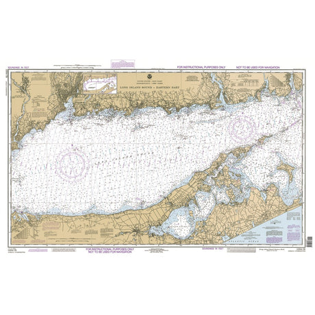 NOAA Training Chart 12354 TR: Long Island Sound/Eastern Portion (3 PACK) - Life Raft Professionals