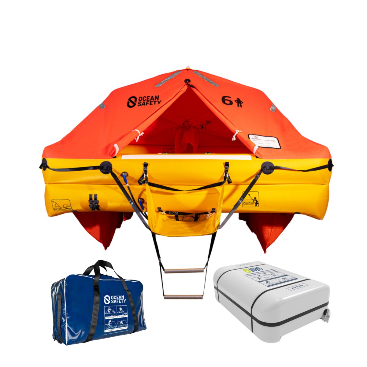Ocean Safety ISO Life Raft, 4-12 Person – Life Raft Professionals