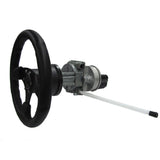 Octopus Type S Straight Shaft f/Mounting Behind the Dash f/Mechanical Drive Systems - Includes 90 Degree Bezel Kit [OCTAFMDMSW] - Life Raft Professionals