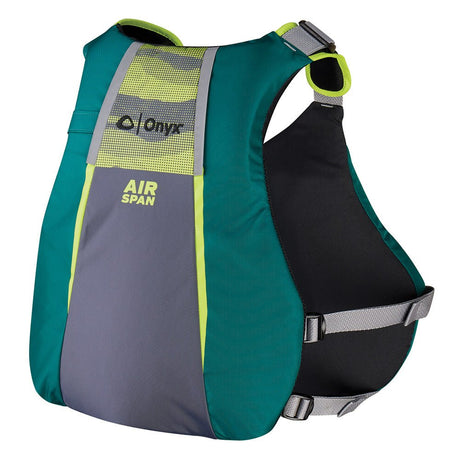 Onyx Airspan Angler Life Jacket - XL/2X - Green [123200-400-060-23] - Life Raft Professionals