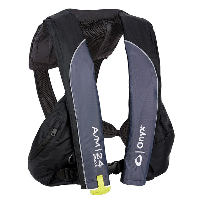 Onyx A/M-24 Deluxe Auto/Manual Inflatable PFD - Black - Adult Universal [132100-700-004-23] - Life Raft Professionals