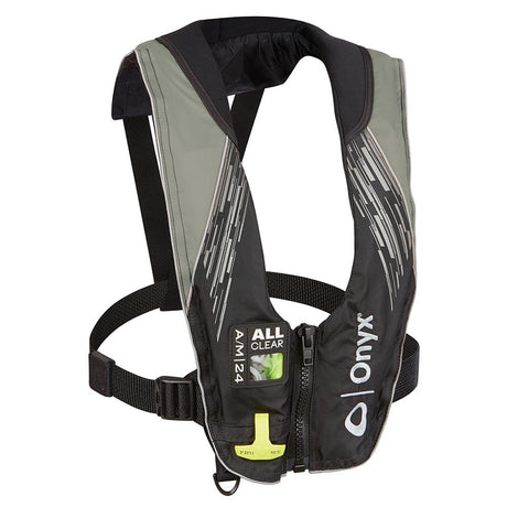 Onyx A/M-24 Series All Clear Automatic/Manual Inflatable Life Jacket - Grey - Adult [132200-701-004-21] - Life Raft Professionals