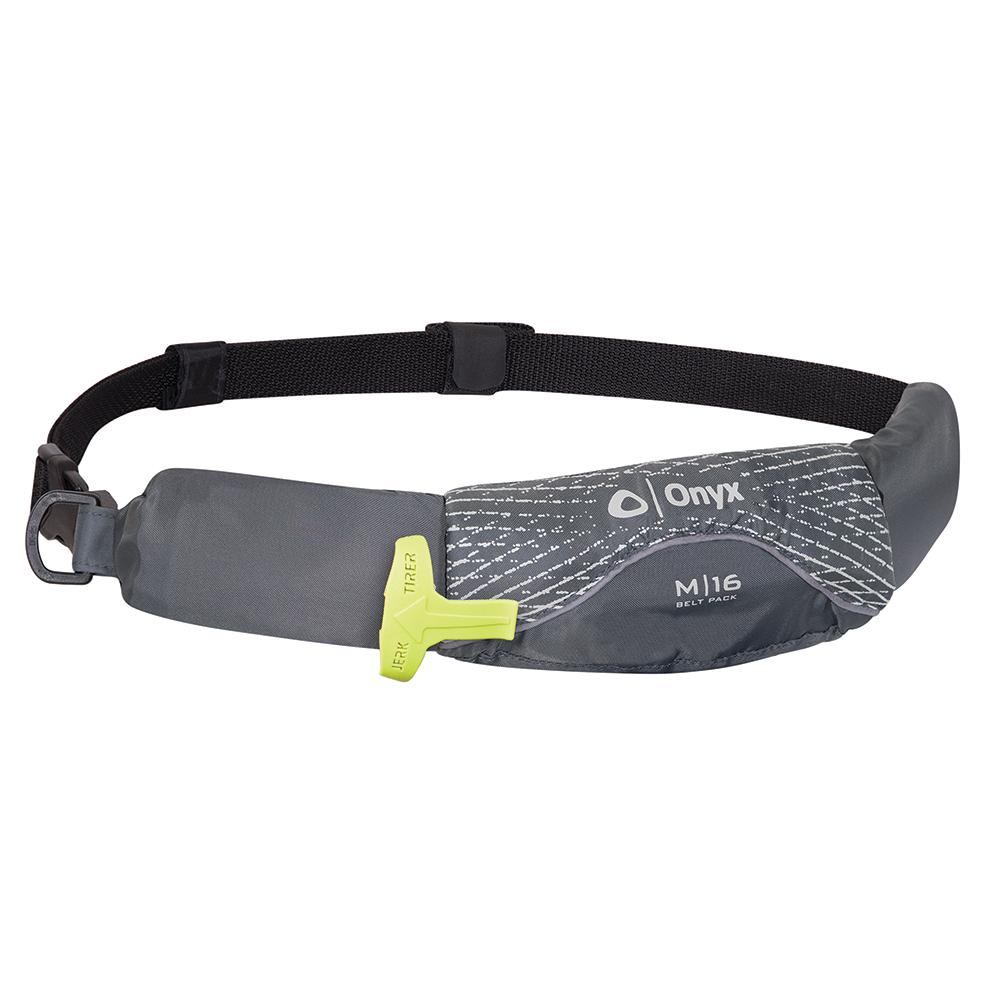 Onyx M-16 Manual Inflatable Belt Pack (PFD) - Grey [130900-701-004-19] - Life Raft Professionals
