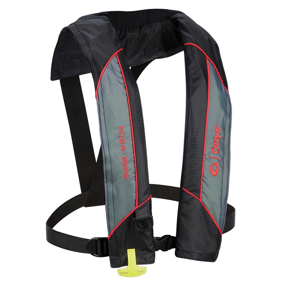 Onyx M-24 Essential Manual Inflatable Life Jacket - Red - Adult Universal [131200-100-004-23] - Life Raft Professionals