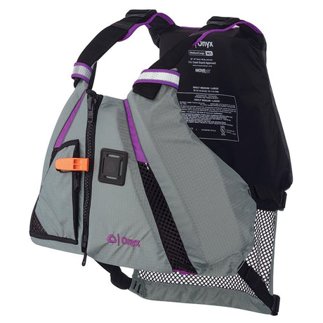 Onyx MoveVent Dynamic Paddle Sports Vest - Purple/Grey - XL/XXL [122200-600-060-18] - Life Raft Professionals