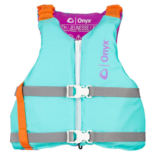 Onyx Youth Universal Paddle Vest - Aqua [121900-505-002-21] - Life Raft Professionals