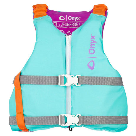 Onyx Youth Universal Paddle Vest - Aqua [121900-505-002-21] - Life Raft Professionals